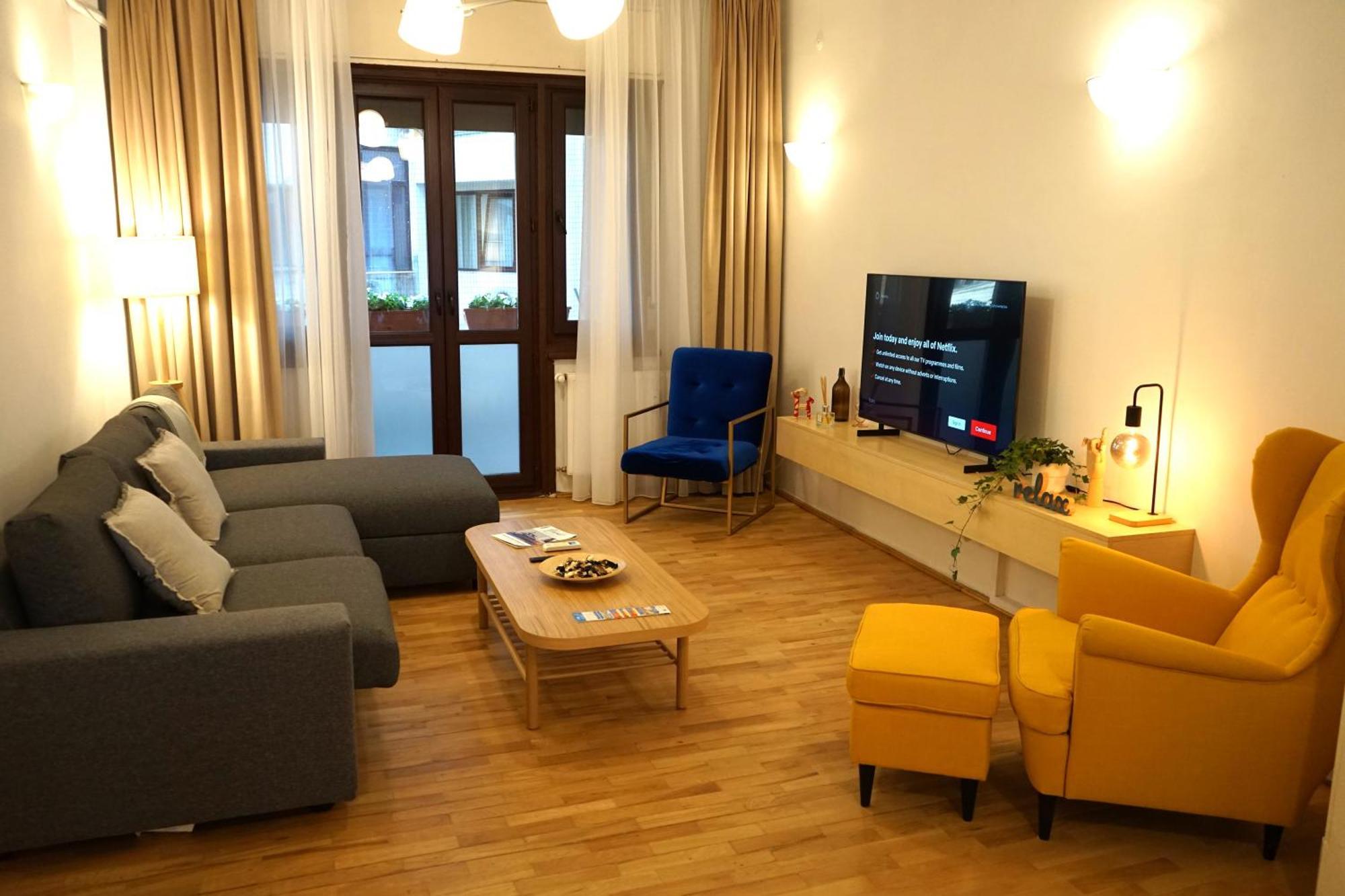 Spacious 3Br, 2Bt With 5 Balconies Bukarest Exterior foto