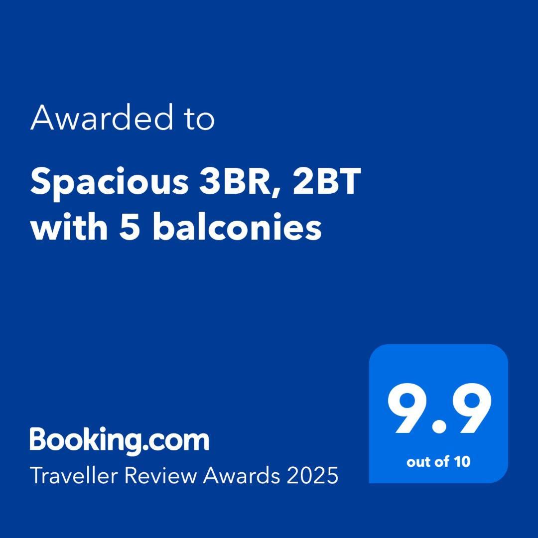 Spacious 3Br, 2Bt With 5 Balconies Bukarest Exterior foto